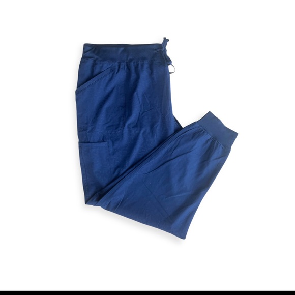 Zavate Ava Therese Cheetah Sheba Women’s Cargo Jogger Scrub Pants - Picture 3 of 9